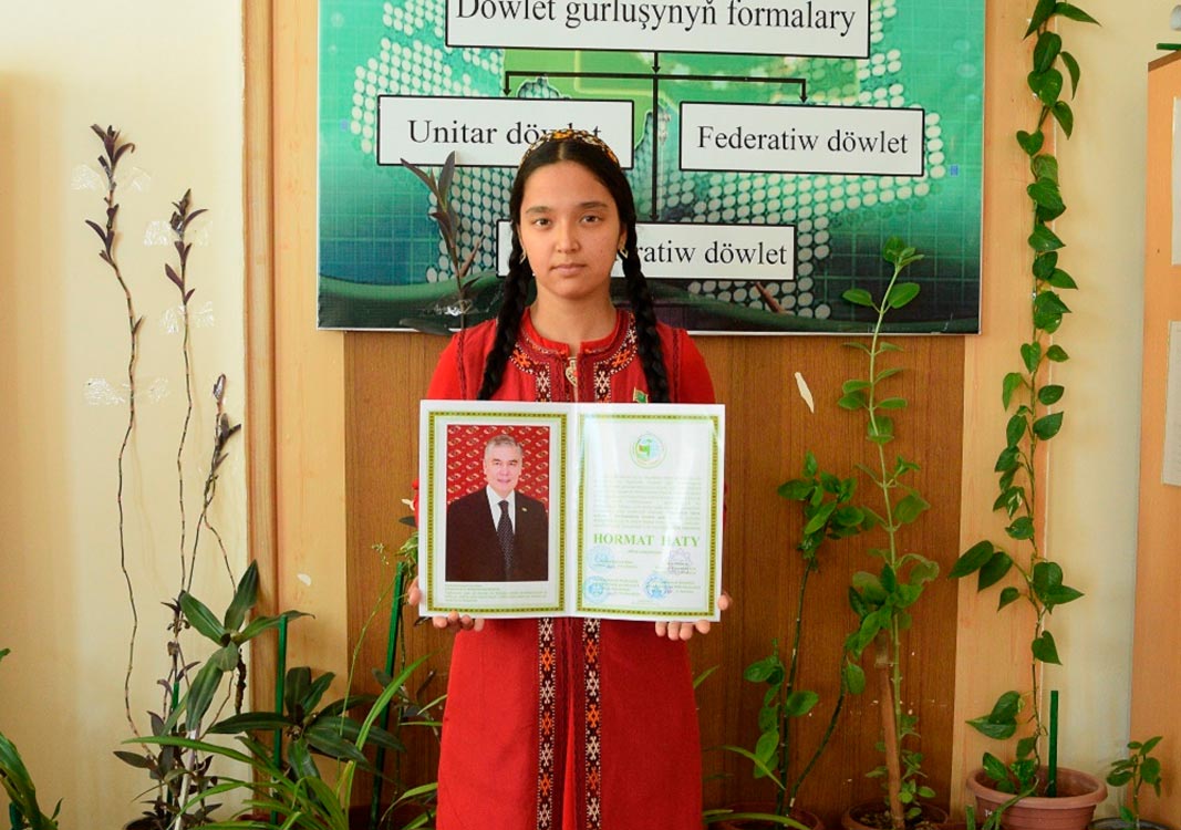 Biziň talyplarymyzyň üstünligi