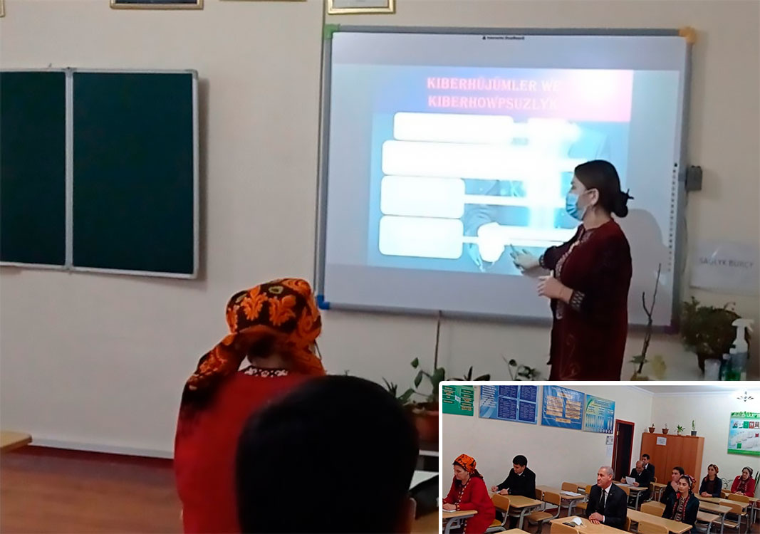 Kiberhowpsuzlyk boýunça maslahat geçirildi